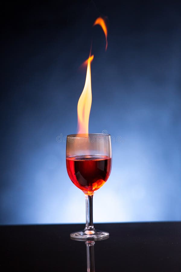 Burning alcohol. stock photo. Image of burn, blazing 31030224