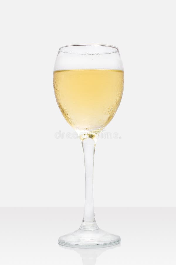 Wine Glass on White Background Stock Photo Image of close, object