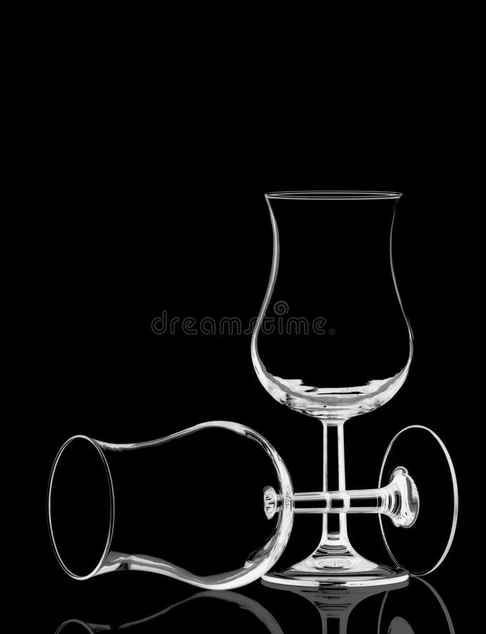 Wine Glasses Black and White Stock Image Image of background, glass