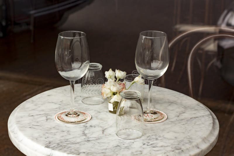 Wine Glasses Romantic stock image. Image of fancy, romantic 69061339