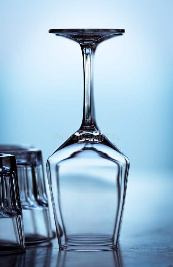 Wine glasses upside down 1 stock photo. Image of enjoy 180717026