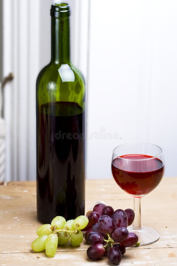 Wine and grapes