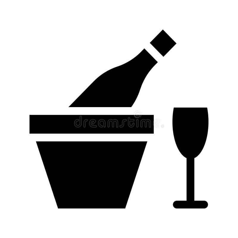 Wine icon stock illustration