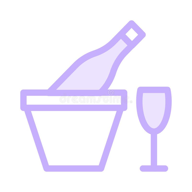 WINE icon stock illustration