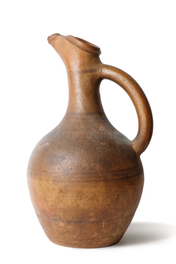 Wine jug stock photo. Image of clay, empty, decorative 119622260