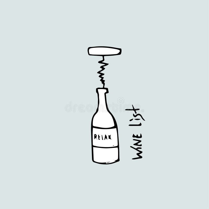 Wine list, minimalist concept royalty free stock photos Wine list, minimalist concept royalty free stock photos
