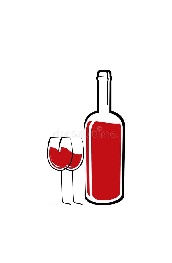 Wine logo design template. Vector illustration of icon royalty free illustration Wine logo design template. Vector illustration of icon royalty free illustration