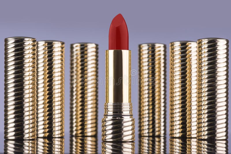 Download Wine Red Color Lipstick Sample In Open Golden Tube With Four Closed Golden Tubes In Aesthetic Positions On A Black Background Stock Image Image Of Paint Pomade 135232465 Yellowimages Mockups