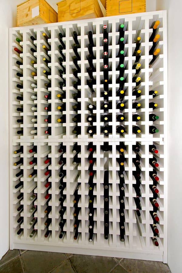 Wine shelf stock photo. Image of restaurant, cellar, drink 38868742