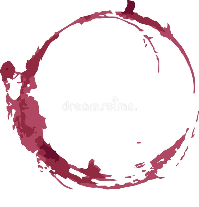 Wine Glass Stain Drawing Stock Illustrations 539 Wine Glass Stain