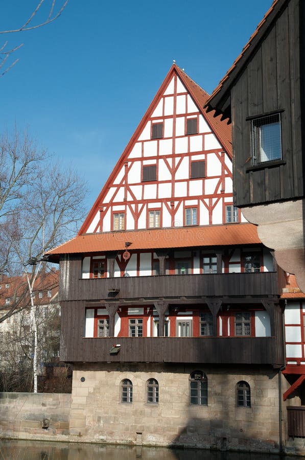 Wine Store (Weinstadel), Nuremberg, Germany Stock Image Image of