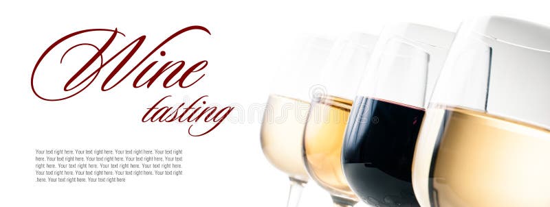 Download Wine-tasting, A Few Glasses Of Red And White Wine Stock Image - Image of different, parties: 31282613