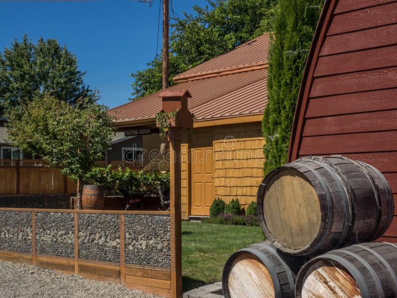 Wine Tasting Room at Boutique Winery Stock Photo Image of oregon, winery 95419712
