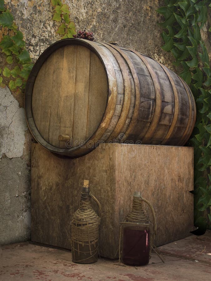 Wine Vat stock photo. Image of pinon, noir, winery, rustic 7591872