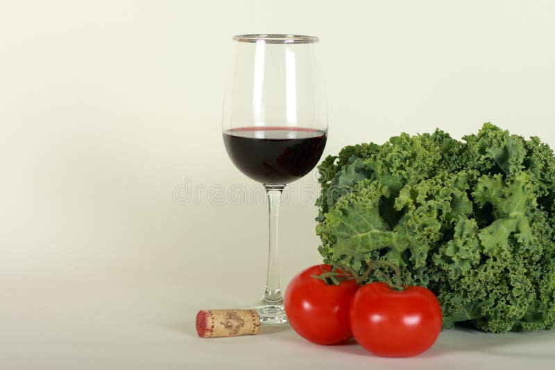 Wine and vegetables stock photo. Image of tomato, taste 6877626