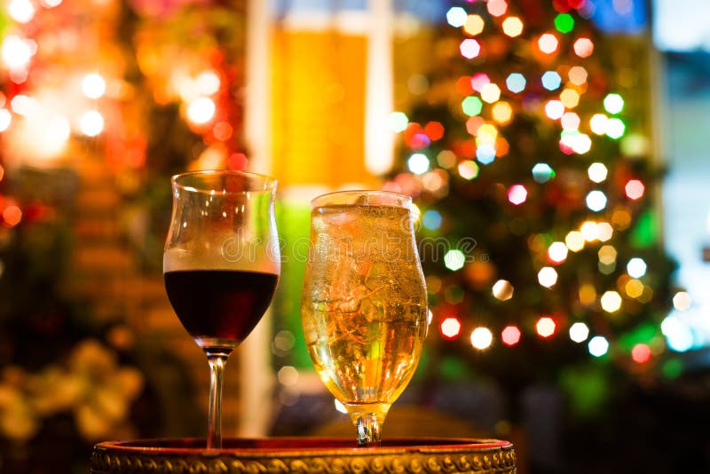 Whiskey and wine glasses stock image. Image of shot, crystalware 17574395