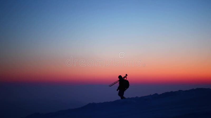 Φωτογράφος στο βουνό winer φιλμ μικρού μήκους