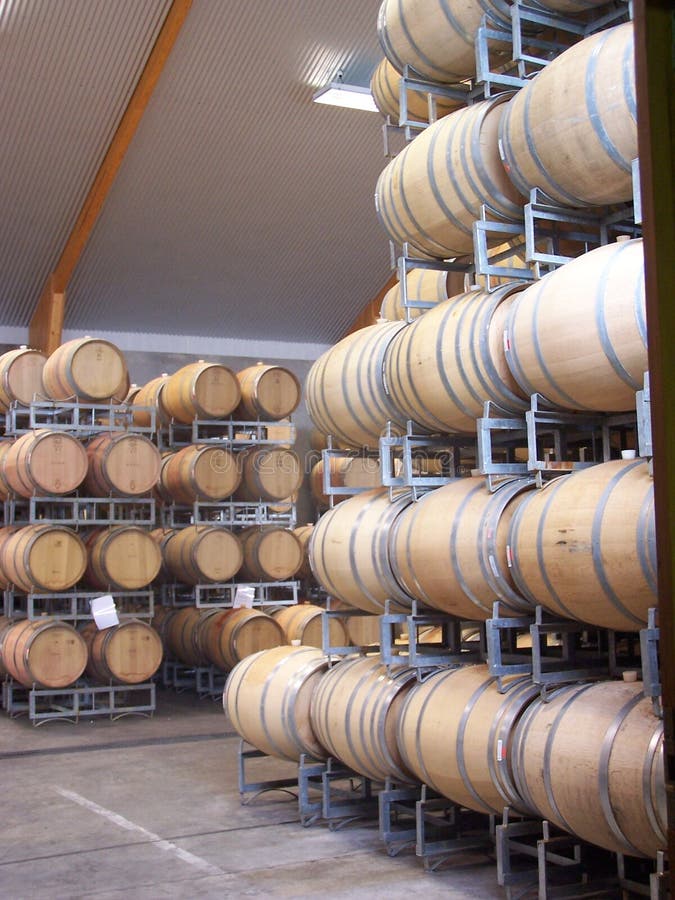 Winery barrels editorial photo. Image of wooden, beverage 59758621