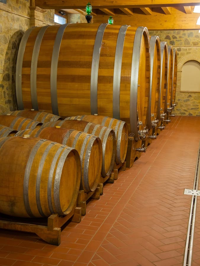 Winery cellar stock photo. Image of dark, whisky, viticulture 56842692