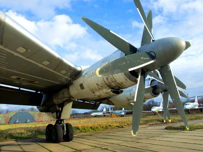 Wing of military plane