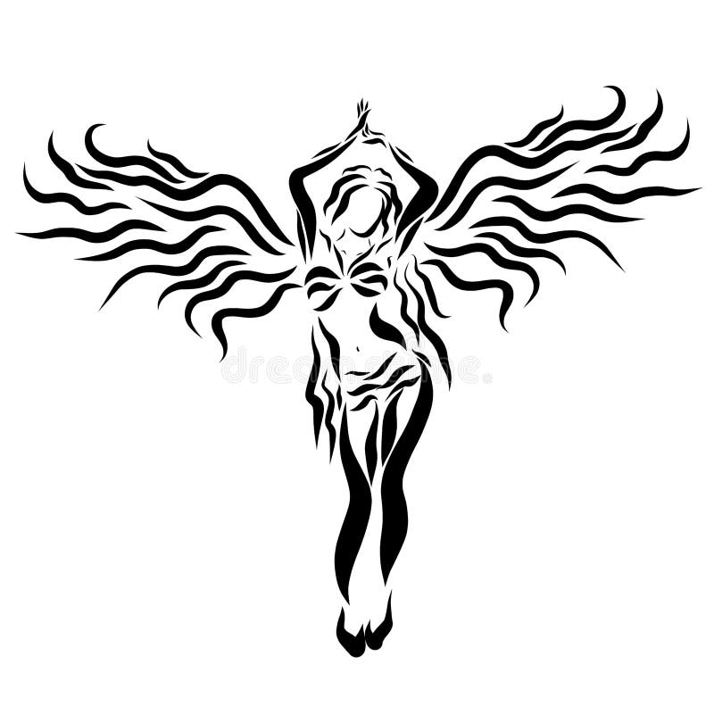 Lady in bikini stock vector. Illustration of beautiful 19553159