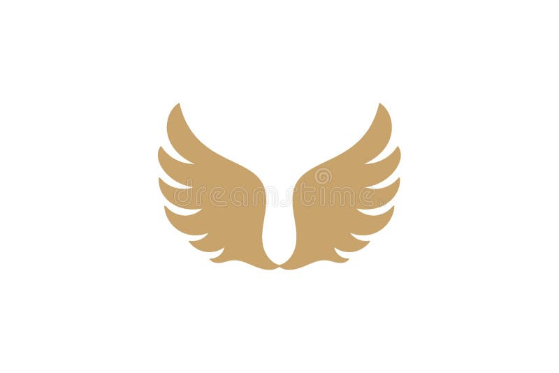 Wings Logo Design Inspiration Stock Vector - Illustration of label ...