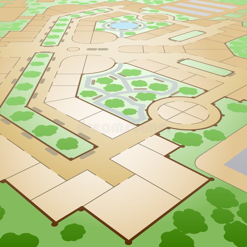 Winkelcentrum stock illustratie