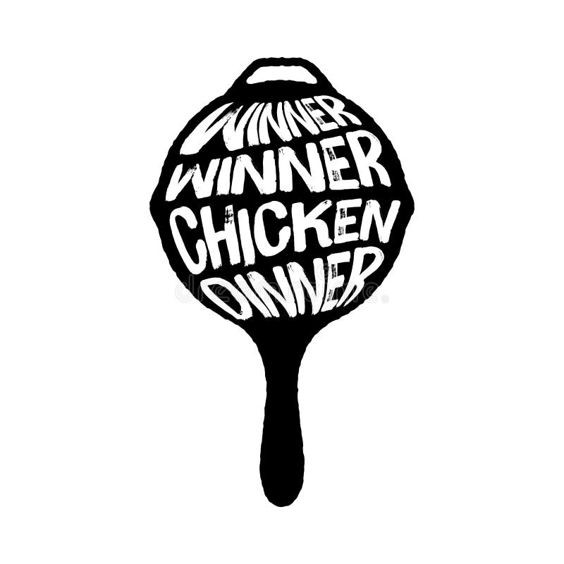 Winner Winner Chicken Dinner Pubg Logo Vector - 4Share-Kawan