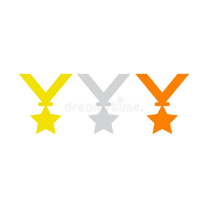 Winner Medal Logo Design Template Stock Illustration Illustration of