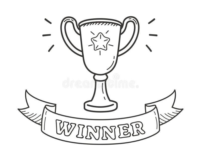 Win Cup Draw Stock Illustrations – 830 Win Cup Draw Stock Illustrations,  Vectors & Clipart - Dreamstime