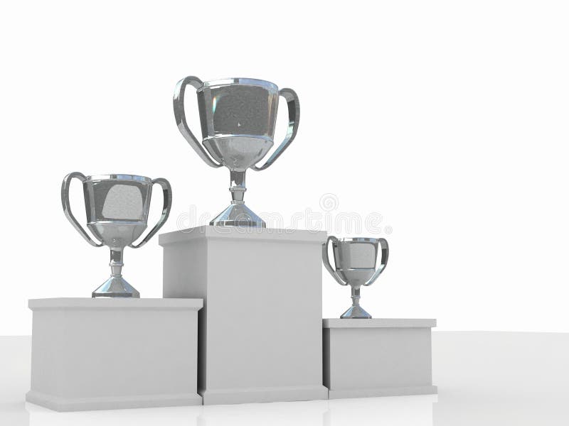 Winners podium