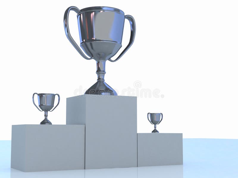 Winners podium
