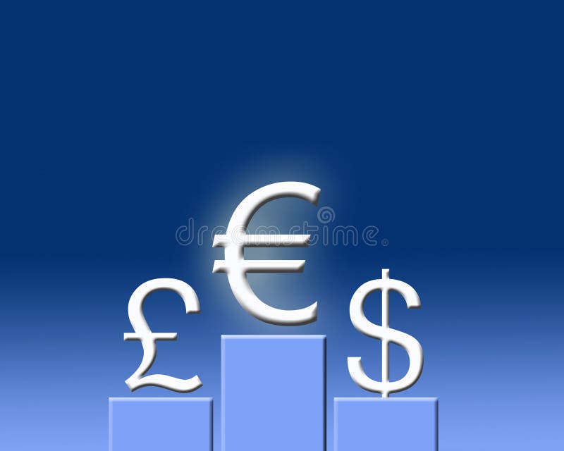 Winning Euro stock illustration Winning Euro stock illustration