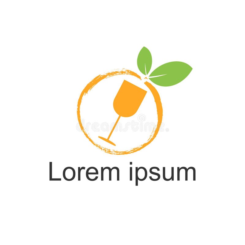 Wino loga projekta szablon Wino firmy logo royalty ilustracja Wino loga projekta szablon Wino firmy logo royalty ilustracja