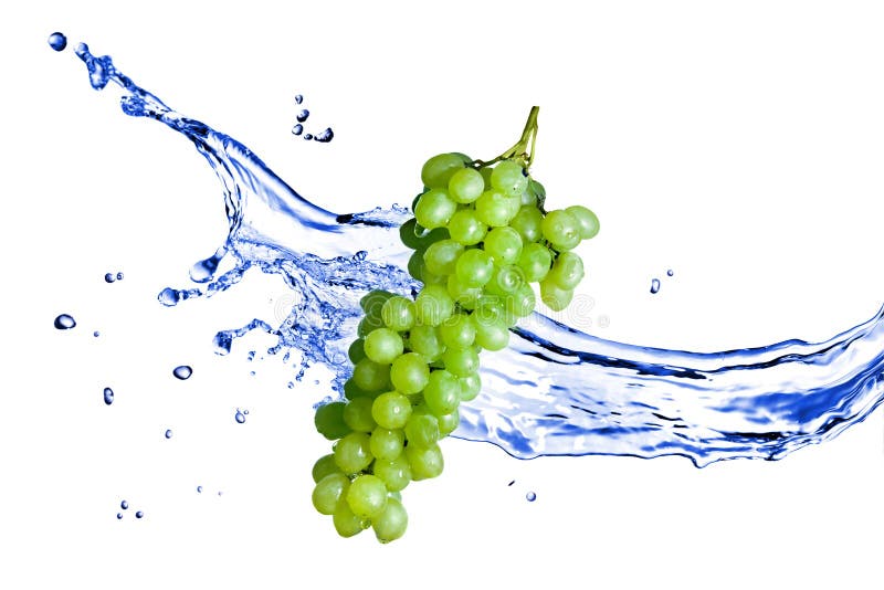 Winogrona zieleni woda
