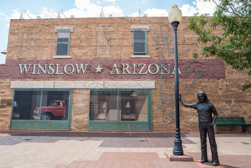 Winslow, Arizona image stock éditorial. Image du tourisme 101966919