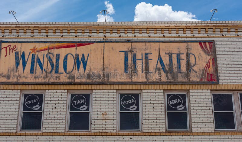 Winslow Theater royaltyfria bilder Winslow Theater royaltyfria bilder