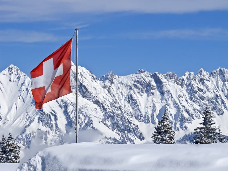 Winter in the alps