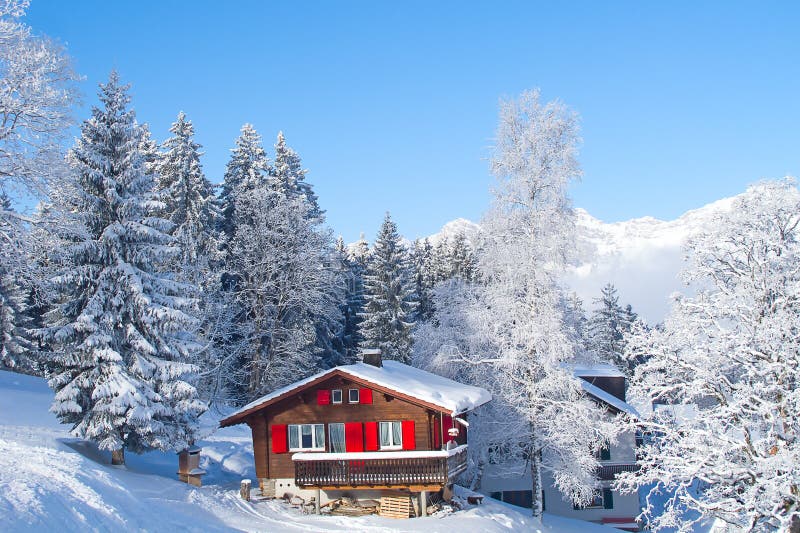 Winter in alps