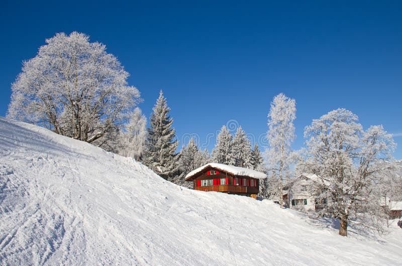 Winter in alps