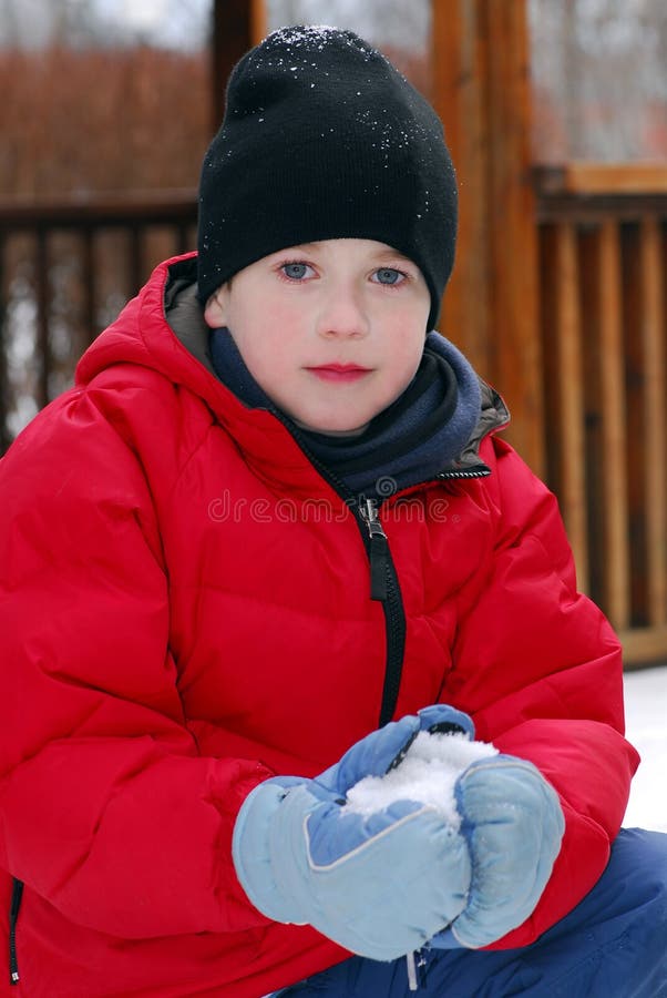 Winter boy stock image. Image of lifestyle, outside, christmas 1917063