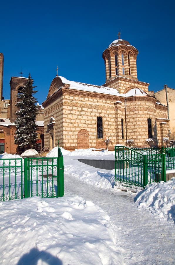 Winter in Bucharest - Old Court Church