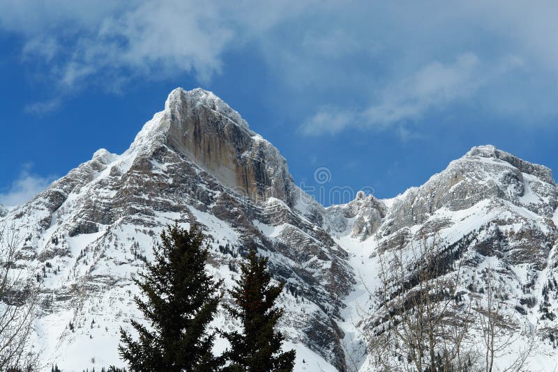 Winter canadian rockies