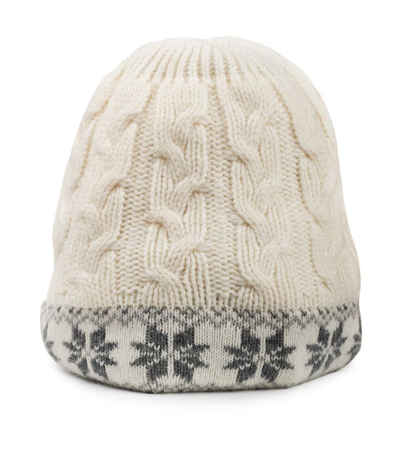 Winter cap stock image. Image of isolated, garment, knit - 35899127
