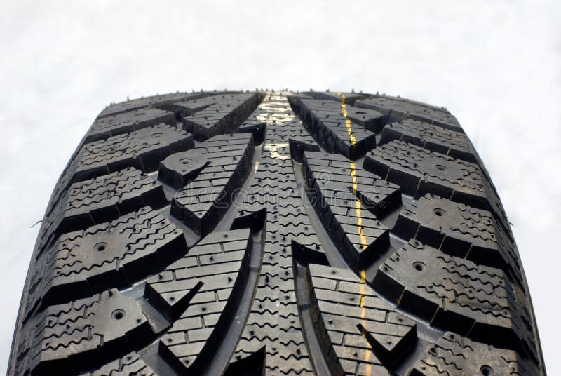 Car with winter tire stock photo. Image of tyres, tires 17521142