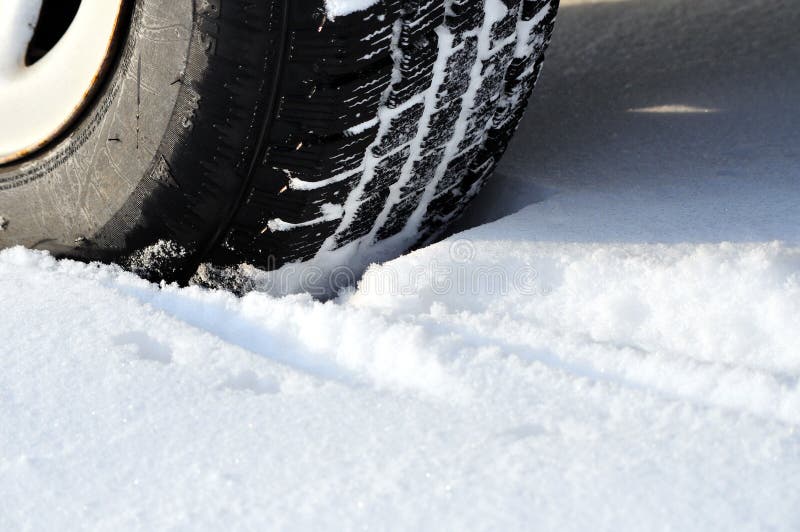 Winter car tire tread stock photo. Image of mountains 20429680