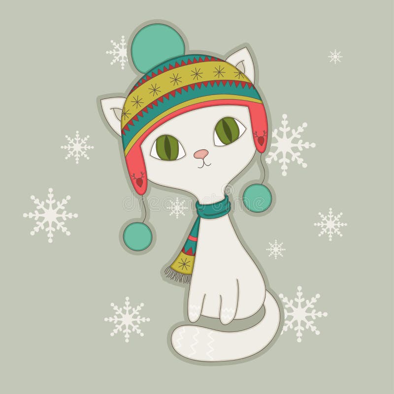 Winter cat