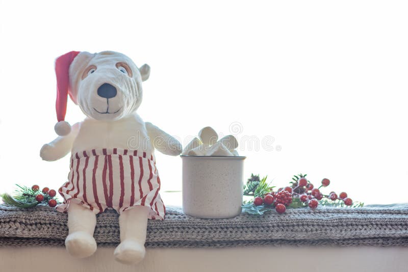 394 Christmas Decoration Teddy Bear Window Photos - Free  Royalty-Free  Stock Photos from Dreamstime