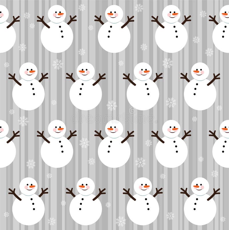 Winter Christmas seamless pattern