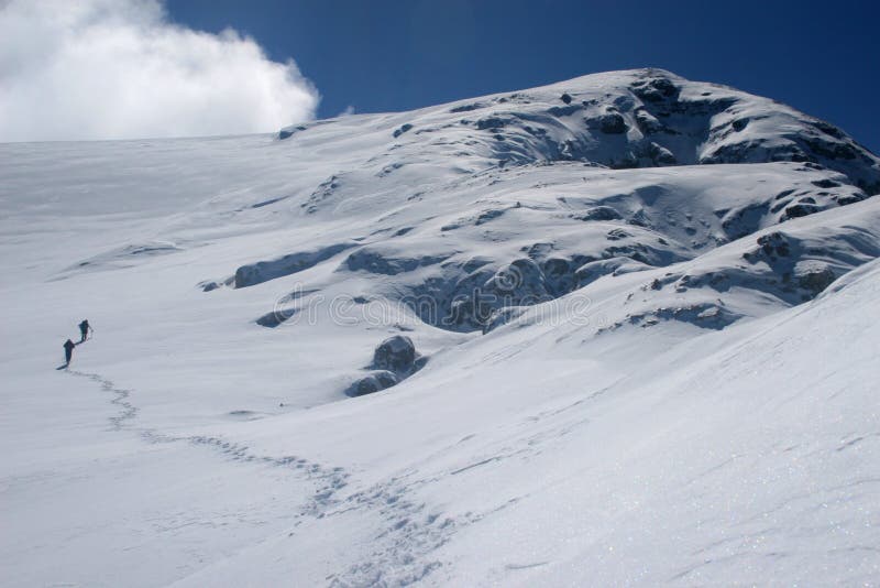 Winter climbing